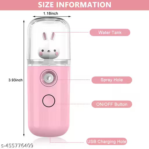 USB Rechargeable Nano Mist Facial Sprayer – Deep Hydration On-the-Go